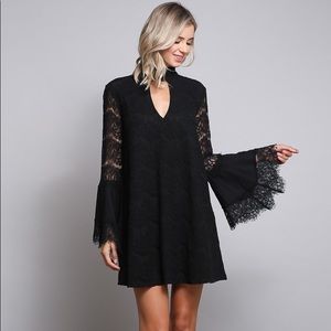 DO+BE Black Lace Mini Dress